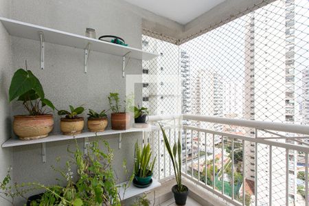 Varanda da Sala de apartamento à venda com 3 quartos, 83m² em Tatuapé, São Paulo