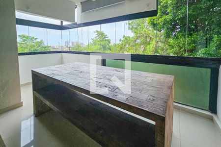 varanda de apartamento para alugar com 3 quartos, 144m² em Balneario Cidade Atlantica, Guarujá