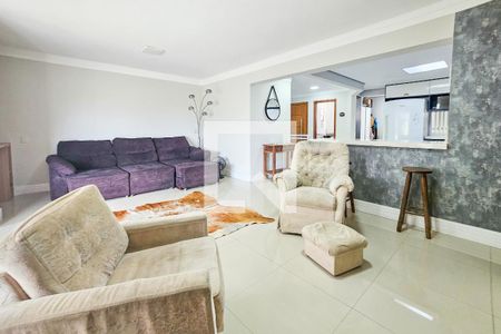 sala de apartamento para alugar com 3 quartos, 144m² em Balneario Cidade Atlantica, Guarujá