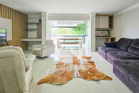 sala de apartamento para alugar com 3 quartos, 144m² em Balneario Cidade Atlantica, Guarujá