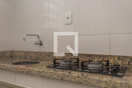 Cozinha de apartamento para alugar com 1 quarto, 24m² em Floresta, Porto Alegre