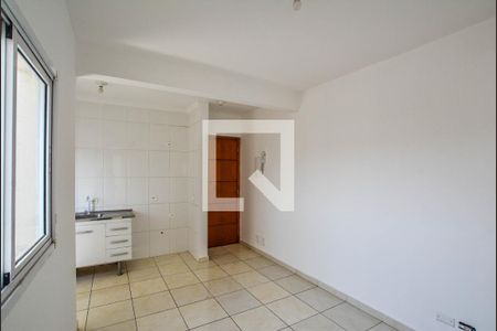 Sala/Cozinha de apartamento para alugar com 2 quartos, 48m² em Vila Tibiriçá, Santo André