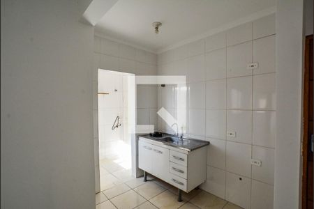 Sala/Cozinha de apartamento para alugar com 2 quartos, 48m² em Vila Tibiriçá, Santo André