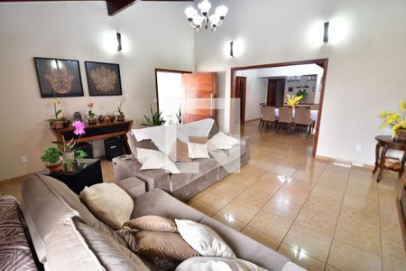 Sala 1 de casa de condomínio para alugar com 4 quartos, 320m² em Loteamento Caminhos de São Conrado (Sousas), Campinas