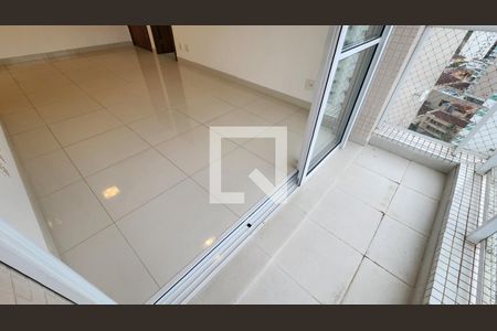 Detalhe Sala de apartamento para alugar com 3 quartos, 100m² em Boqueirão, Santos