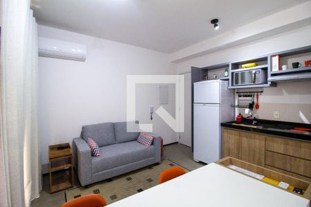 Sala de apartamento para alugar com 1 quarto, 33m² em Jardim Faculdade, Sorocaba