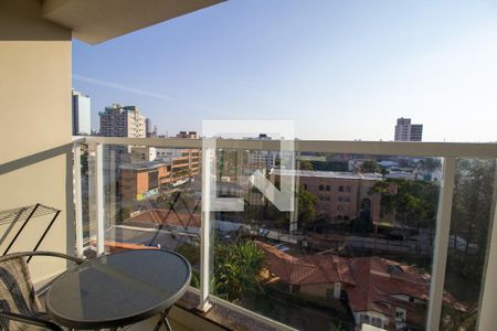 Varanda  de apartamento para alugar com 1 quarto, 33m² em Jardim Faculdade, Sorocaba