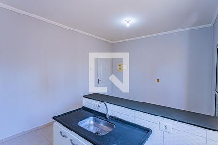 Sala e cozinha de casa para alugar com 1 quarto, 40m² em Vila Sao Vicente, São Paulo