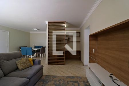 Sala de apartamento para alugar com 3 quartos, 130m² em Jardim, Santo André