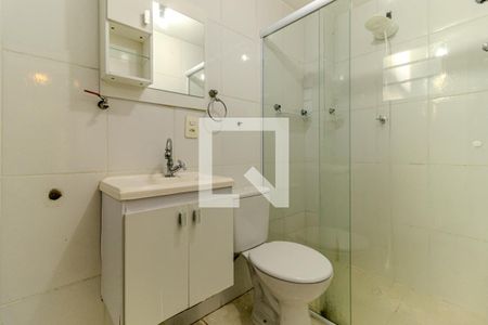 Banheiro de kitnet/studio à venda com 1 quarto, 28m² em Vila Buarque, São Paulo