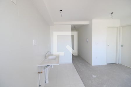 Sala / Cozinha / Área de Serviço de apartamento à venda com 2 quartos, 42m² em Vila Paulicéia, São Paulo