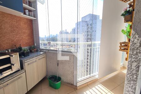 Varanda da Sala de apartamento à venda com 3 quartos, 65m² em Vila Prudente, São Paulo