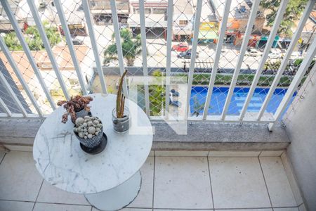 Varanda da sala de apartamento para alugar com 2 quartos, 54m² em Centro, Diadema