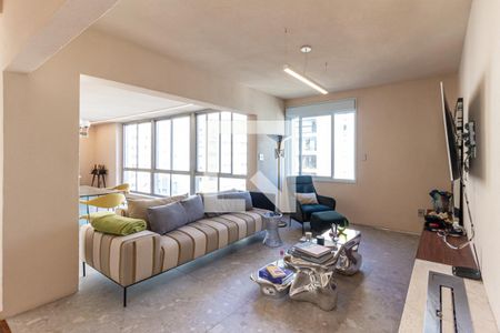 Sala de TV de apartamento à venda com 3 quartos, 144m² em Santa Cecília, São Paulo