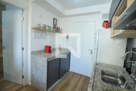 Cozinha de apartamento à venda com 1 quarto, 26m² em Brás, São Paulo