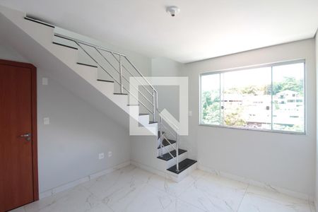 Sala de apartamento à venda com 3 quartos, 125m² em Letícia, Belo Horizonte