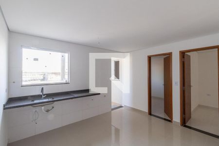 Sala e Cozinha Integrada de apartamento à venda com 2 quartos, 42m² em Vila Guilhermina, São Paulo