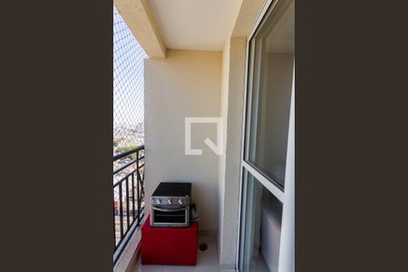 Varanda da Sala de apartamento à venda com 3 quartos, 65m² em Vila Curuçá, Santo André