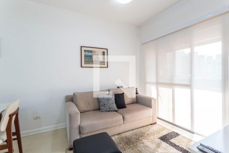 Sala de apartamento à venda com 1 quarto, 42m² em Vila Nova Conceição, São Paulo