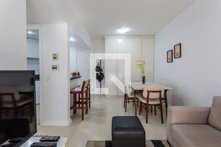 Sala de apartamento à venda com 1 quarto, 42m² em Vila Nova Conceição, São Paulo