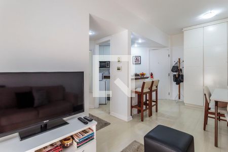 Sala de apartamento à venda com 1 quarto, 42m² em Vila Nova Conceição, São Paulo