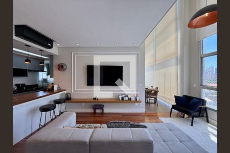 Sala de apartamento para alugar com 2 quartos, 85m² em Cidade Monções, São Paulo