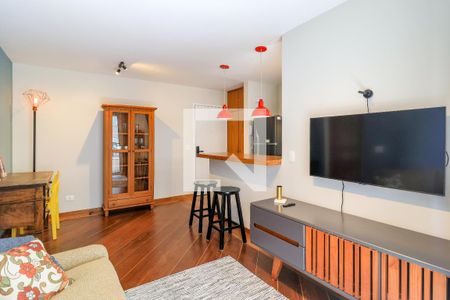 Sala de apartamento para alugar com 1 quarto, 50m² em Vila Congonhas, São Paulo