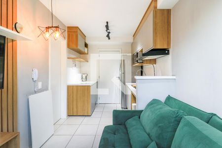 Sala de apartamento à venda com 1 quarto, 28m² em Vila das Belezas, São Paulo