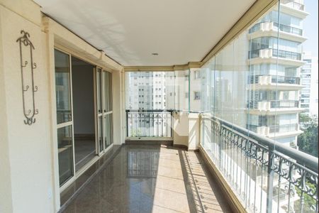 Varanda da Sala de apartamento à venda com 3 quartos, 208m² em Jardim Vila Mariana, São Paulo