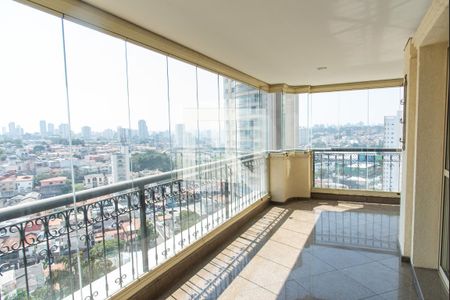 Varanda da Sala de apartamento à venda com 3 quartos, 208m² em Jardim Vila Mariana, São Paulo