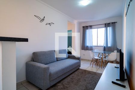 Sala de apartamento para alugar com 2 quartos, 54m² em Vossoroca, Votorantim