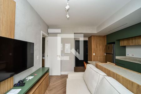 Sala de apartamento para alugar com 1 quarto, 42m² em Boa Vista, Porto Alegre