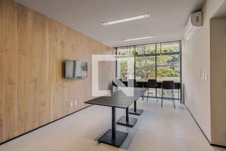 Área comum - Coworking de kitnet/studio para alugar com 1 quarto, 26m² em Cerqueira César, São Paulo