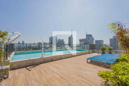 Área comum - Piscina de kitnet/studio para alugar com 1 quarto, 26m² em Cerqueira César, São Paulo