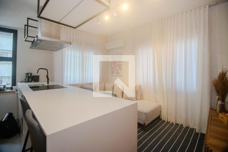 Sala de apartamento para alugar com 1 quarto, 40m² em Boa Vista, Porto Alegre