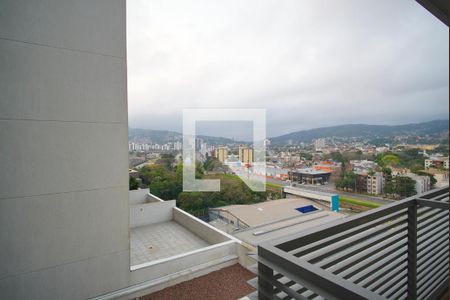 Sala - Vista de apartamento à venda com 2 quartos, 83m² em Jardim do Salso, Porto Alegre