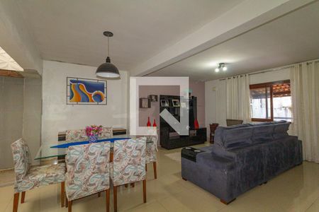 Sala de estar e jantar de casa para alugar com 3 quartos, 180m² em São José, Canoas