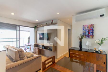 Sala de apartamento à venda com 2 quartos, 69m² em Vila Romana, São Paulo