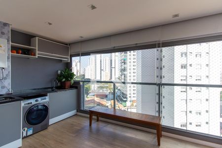 Varanda de apartamento à venda com 2 quartos, 69m² em Vila Romana, São Paulo