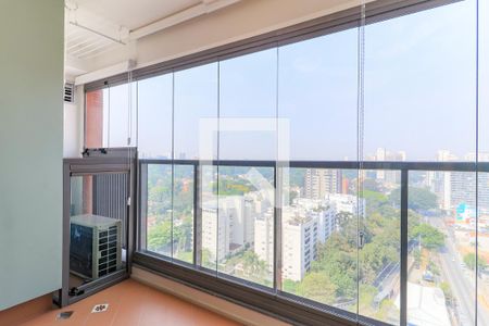 Varanda de kitnet/studio para alugar com 1 quarto, 41m² em Santo Amaro, São Paulo