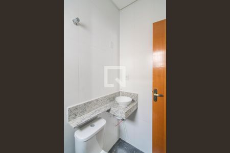 Banheiro da Suite 1 de casa à venda com 3 quartos, 180m² em Vila Camilópolis, Santo André