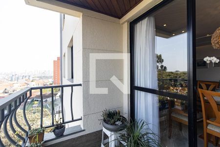 Varanda da Sala de apartamento à venda com 3 quartos, 82m² em Vila Santo Estéfano, São Paulo