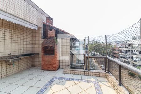 Varanda - Terraço de apartamento à venda com 3 quartos, 186m² em Recreio dos Bandeirantes, Rio de Janeiro