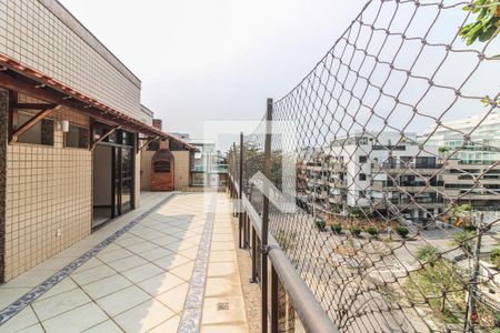 Varanda - Terraço de apartamento à venda com 3 quartos, 186m² em Recreio dos Bandeirantes, Rio de Janeiro