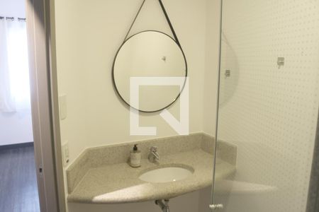 Banheiro de kitnet/studio para alugar com 1 quarto, 21m² em Santa Paula, São Caetano do Sul