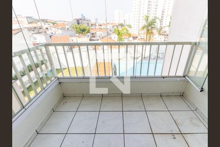 Varanda Sala de apartamento à venda com 2 quartos, 63m² em Vila Oratório, São Paulo