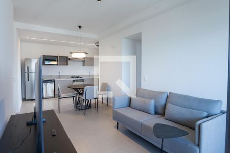 Sala de TV de apartamento para alugar com 2 quartos, 73m² em Vila da Serra, Nova Lima