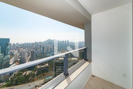 Varanda da Sala de apartamento para alugar com 2 quartos, 72m² em Vila da Serra, Nova Lima