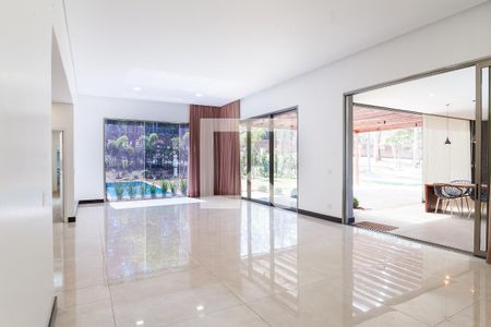 sala de casa de condomínio à venda com 3 quartos, 305m² em Alphaville, Nova Lima