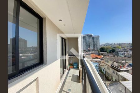 Varanda da Sala de apartamento para alugar com 2 quartos, 38m² em Engenho de Dentro, Rio de Janeiro